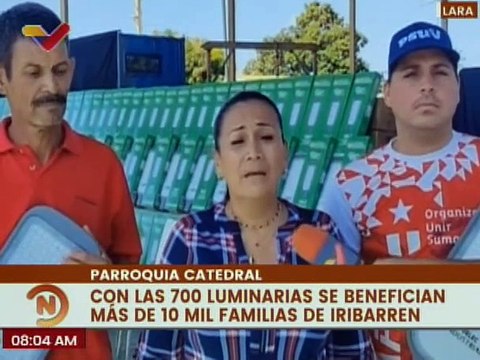 Lara | Alcaldía de Iribarren entregó 700 luminarias para 5 comunas del oeste de Barquisimeto
