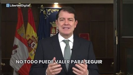 Mañueco acusa a Sánchez de "ceder igualdad para pagar el chantaje del separatismo"
