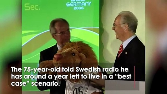 Former England boss Sven-Göran Eriksson has terminal cancer
