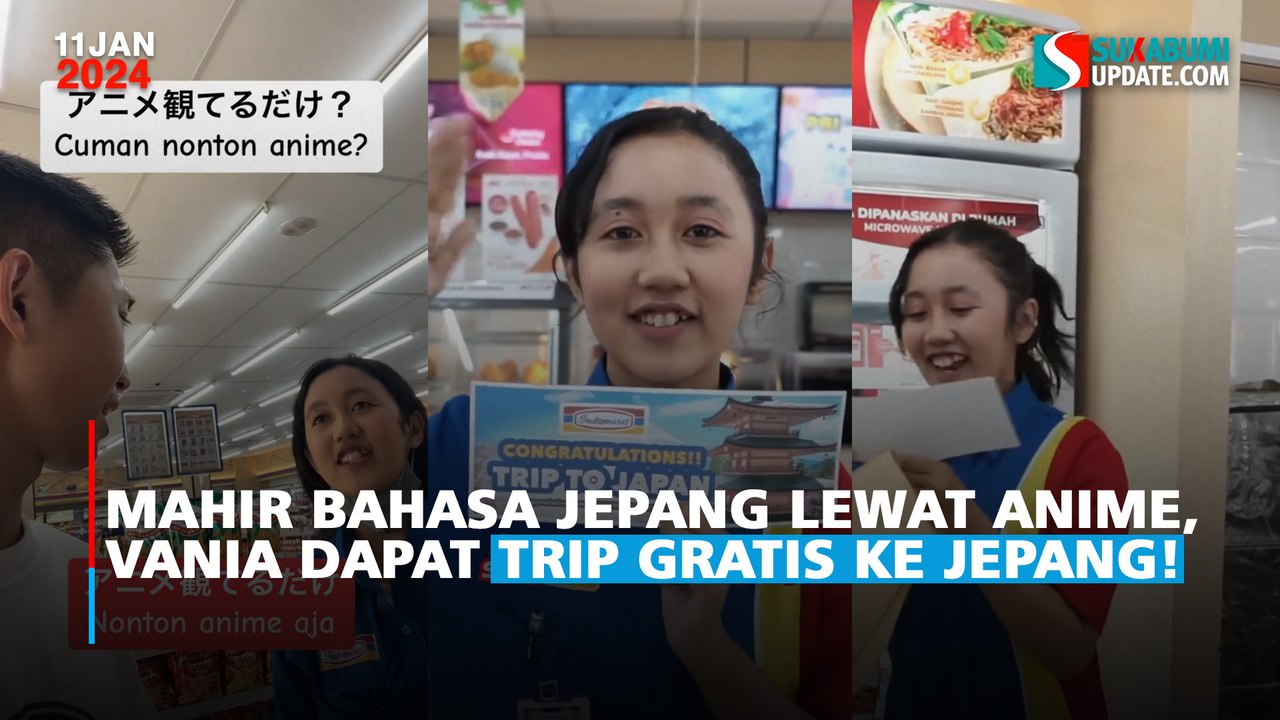 Mahir Bahasa Jepang Lewat Anime, Vania Kasir Indomaret Dapat Trip Gratis ke Jepang!