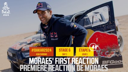 Moraes' First Reaction to Stage 6 of Dakar 2024 🏁