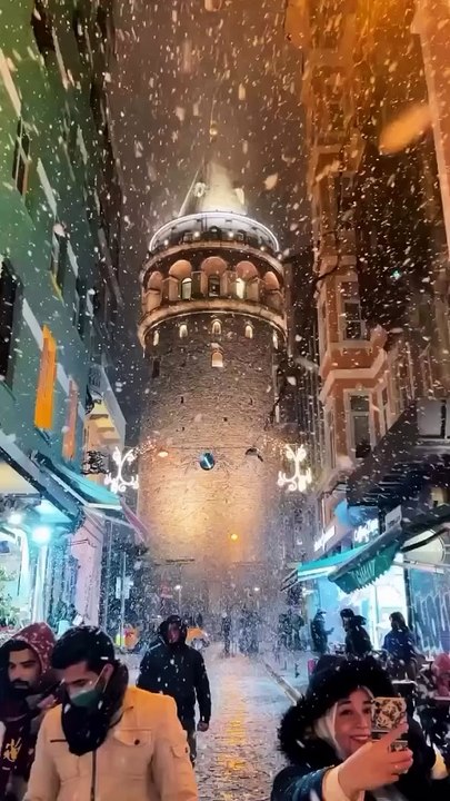 İstanbulda kar