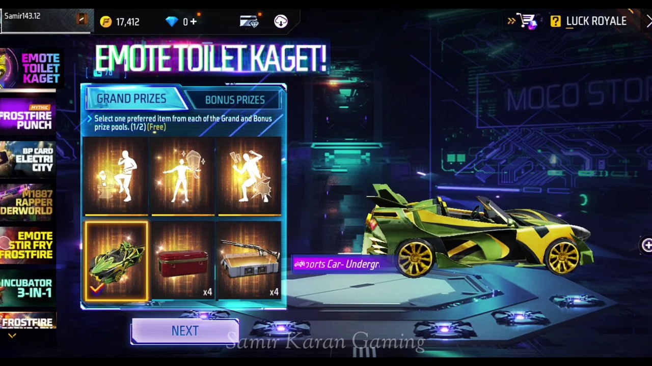 Tonight Update + Toilet Kaget! // Tonight Events in Free Fire