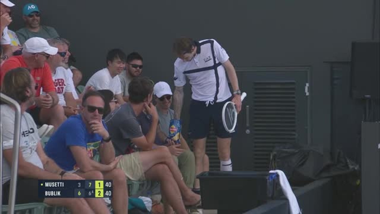 Bublik steals supporters' crisp in Adelaide