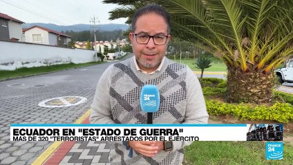 Informe desde Quito: Ejército de Ecuador arrestó a más de 300 "terroristas"