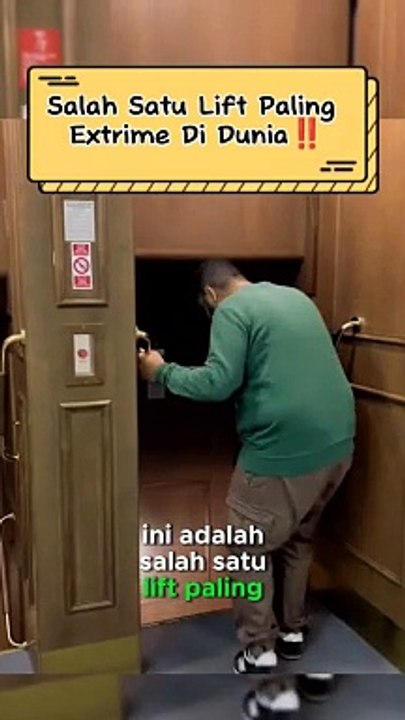 Salah Satu Lift Paling Extrime Di Dunia‼️
