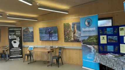 Inside the new Whitburn Coastal Conservation Centre at Souter Lighthouse