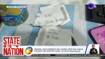 Passport at travel documents ng isang OFW na nasa airport na, pinunit ng mister para 'di siya makaalis | SONA