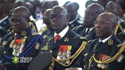 Les Forces Armées présentent leurs vœux de Nouvel An au président de la république de Côte d'Ivoire