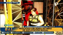 Rescatan a víctimas de explotación sexual en SJL: detienen a 12 personas tras intervención a local de Jicamarca