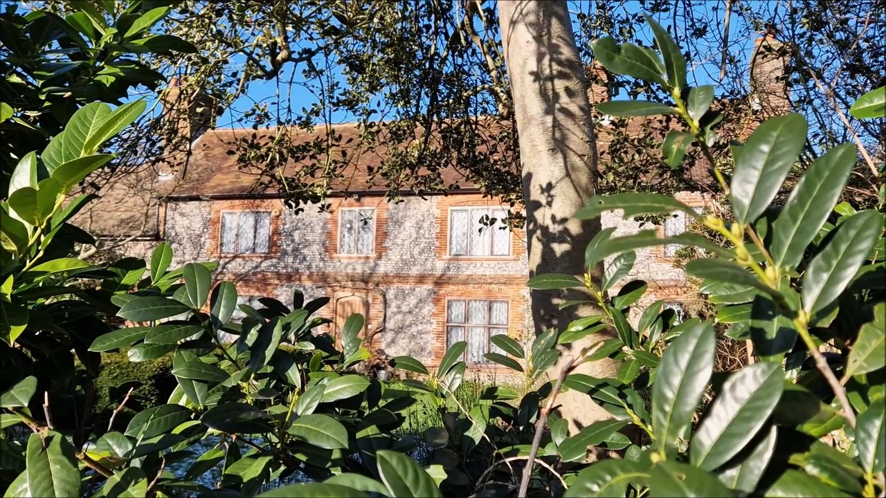 Elaine Hammond follows the free Durrington and Salvington Trail provided by Worthing Heritage Alliance Trails