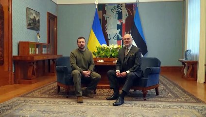 ‘Pausas’ no conflito ajudariam a Rússia, diz Zelensky da Estônia