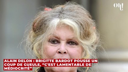 Alain Delon : Brigitte Bardot pousse un coup de gueule, “c'est lamentable de médiocrité”