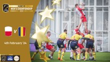 POLAND vs ROMANIA - RUGBY EUROPE MEN'S CHAMPIONSHIP 2024