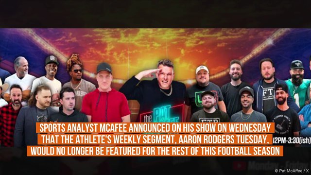 Aaron Rodgers dropped from The Pat McAfee Show after Jimmy Kimmel controversy