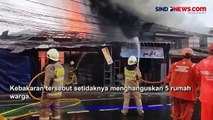 Kebakaran Hanguskan 5 Rumah Warga di Setiabudi, Jakarta Selatan