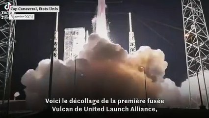 lancement de la fusée vulcan