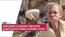 Anciano cubano recoge sancocho para poder vivir