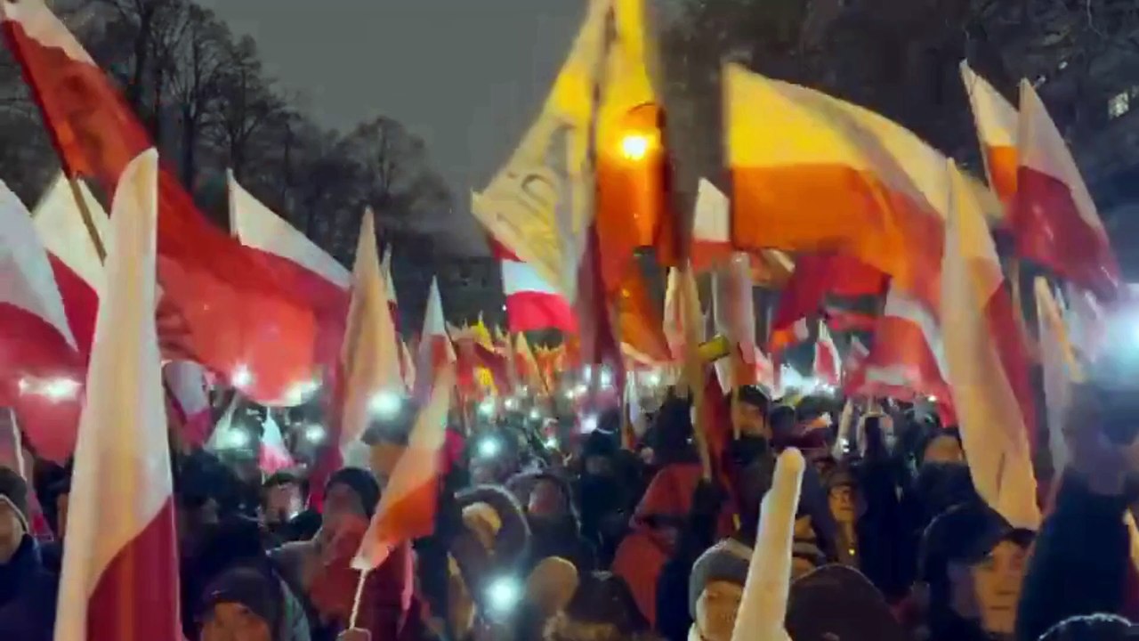 "Tu jest Polska". Protest Wolnych Polaków w Warszawie