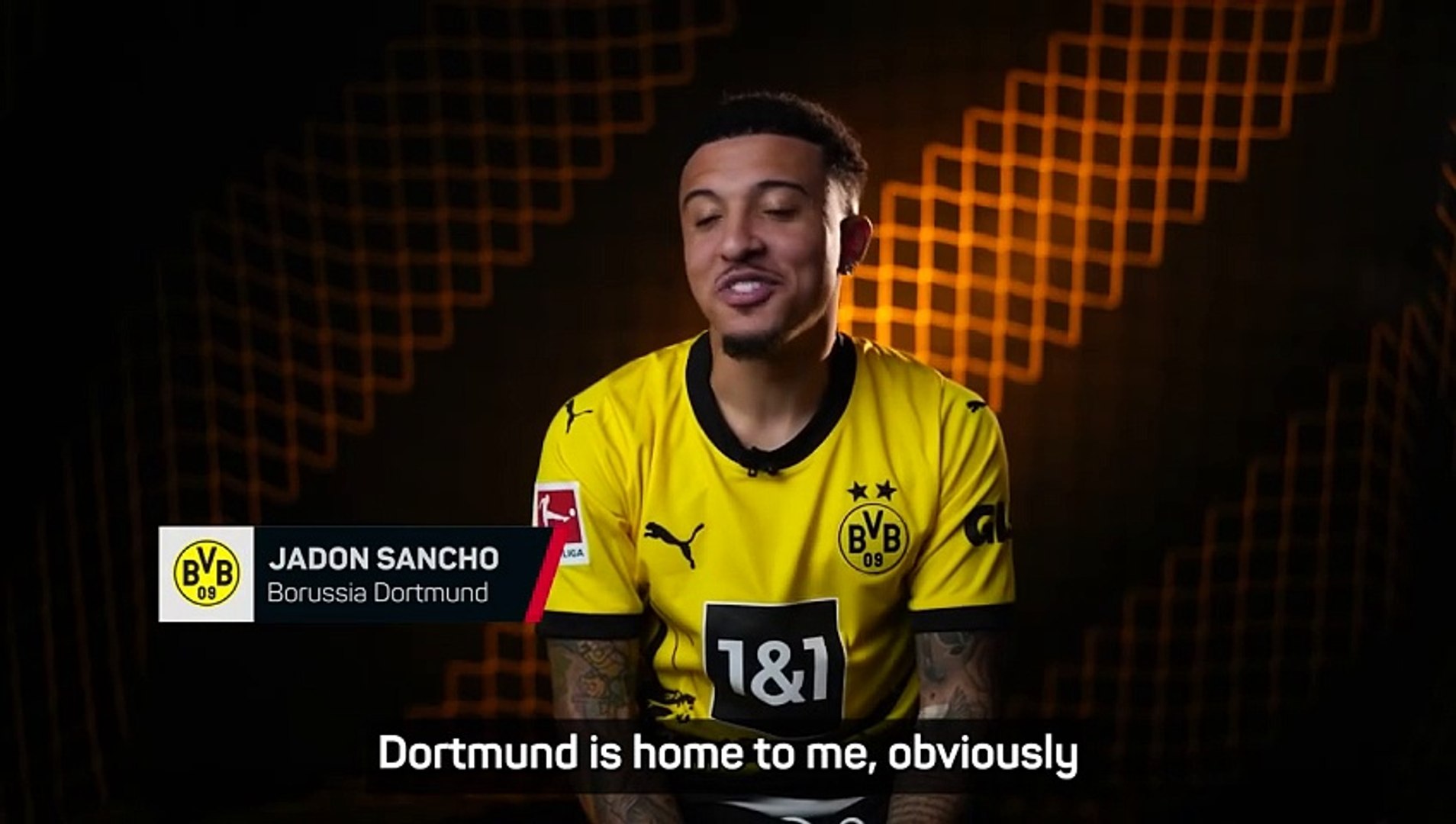 'BETRAYAL SMILE': Man Utd star Jadon Sancho beamed as participating in a photoshoot on the day he returned to Dortmund after admitting the German club was his home