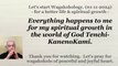 Everything happens to me for my spiritual growth in the world of God Tenchi-KanenoKami. 01-11-2024