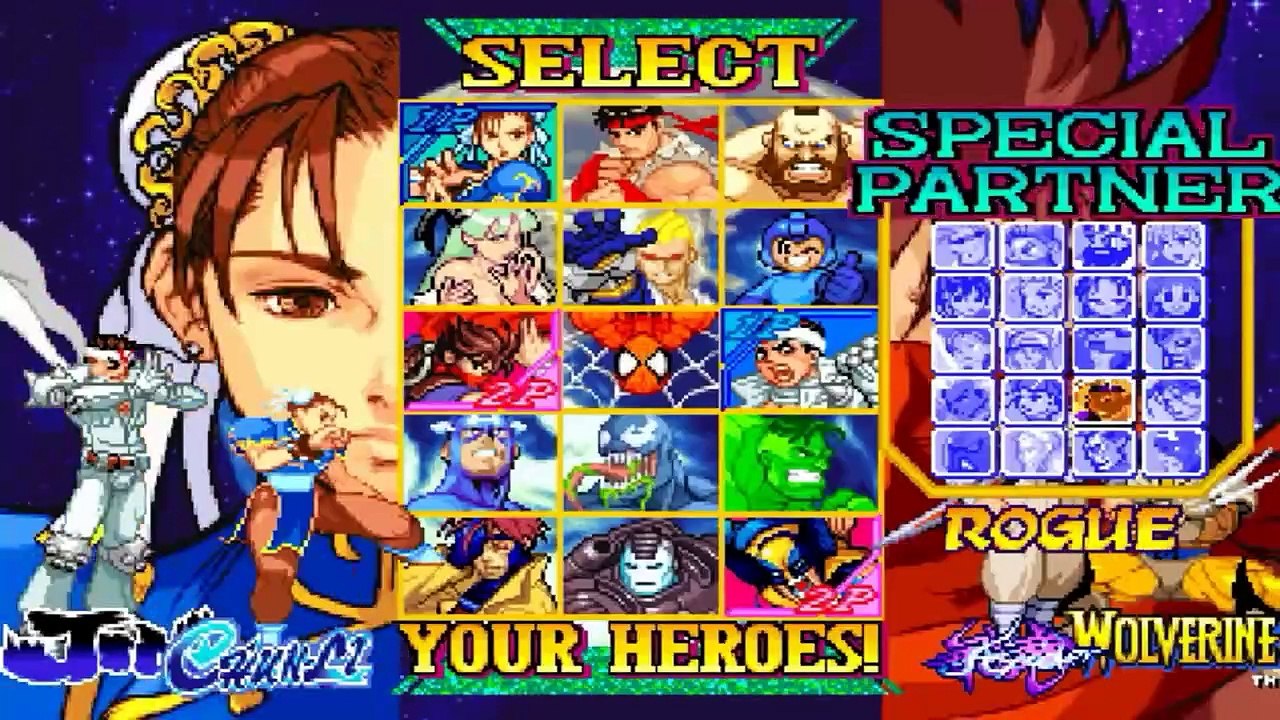 Megaman X vs INSERT COINI - Marvel vs Capcom