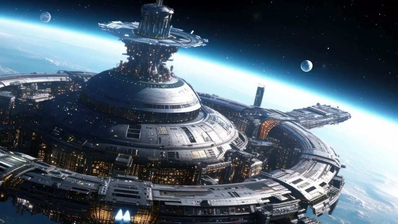 Waves. Space trip