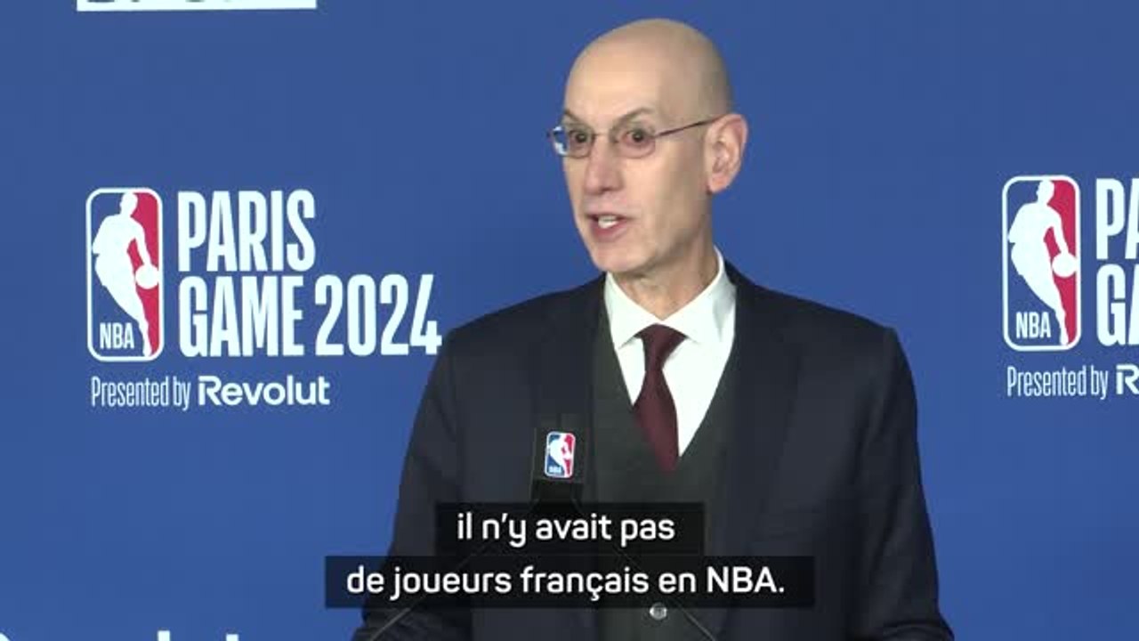 NBA - Silver : "Il y a 30 ans, il n'y avait pas de joueurs français en NBA"