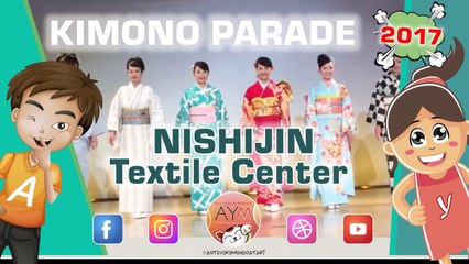  Kimono Parade  着物パレード - 西陣織会館 Nishijin Textile Center / Sfilata al centro tessile 2017