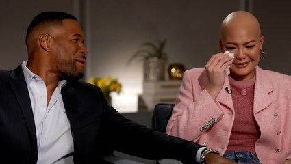 Michael Strahan’s teenage daughter breaks down as she shares cancer diagnosis