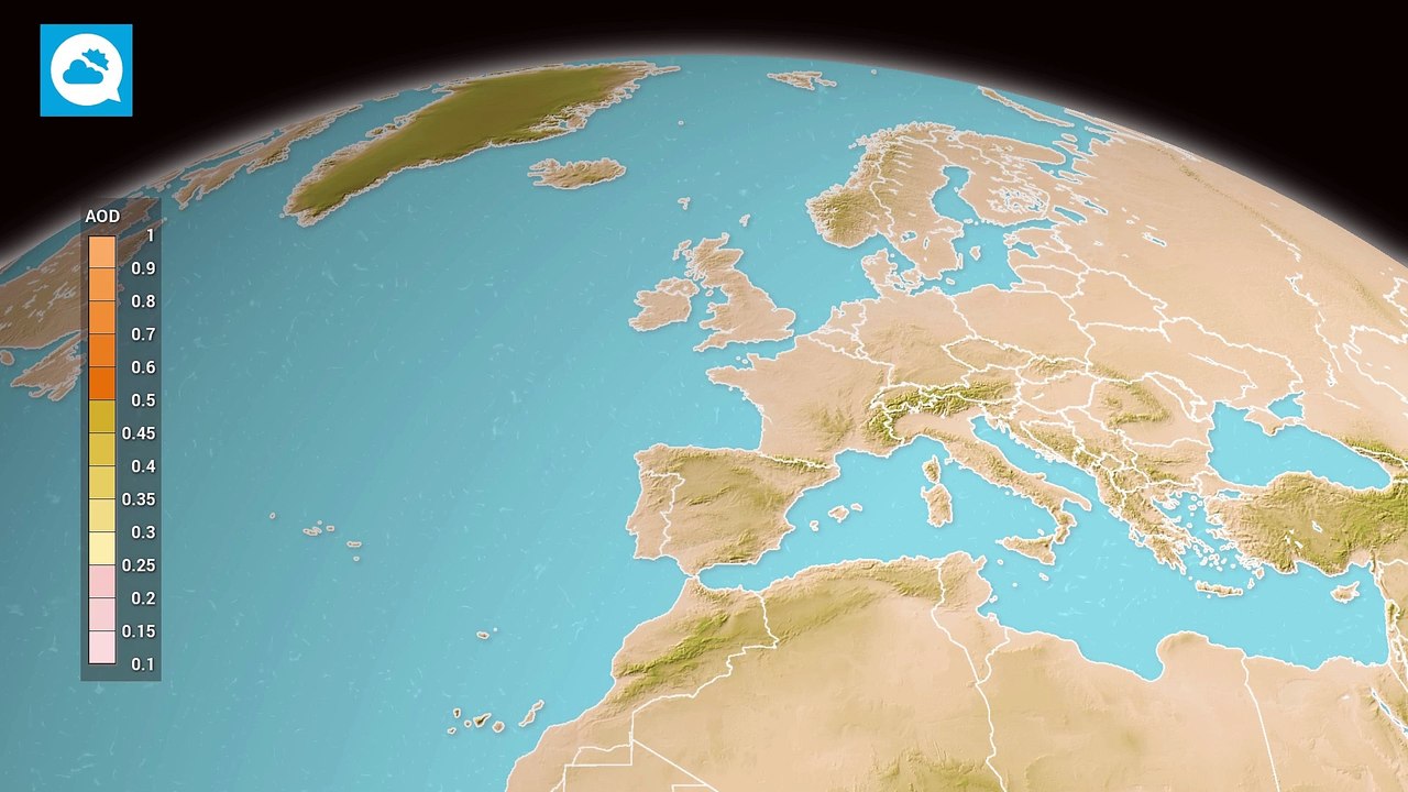 Poeiras do Saara serão impulsionadas pela Depressão Hipolito até Portugal continental nos próximos dias