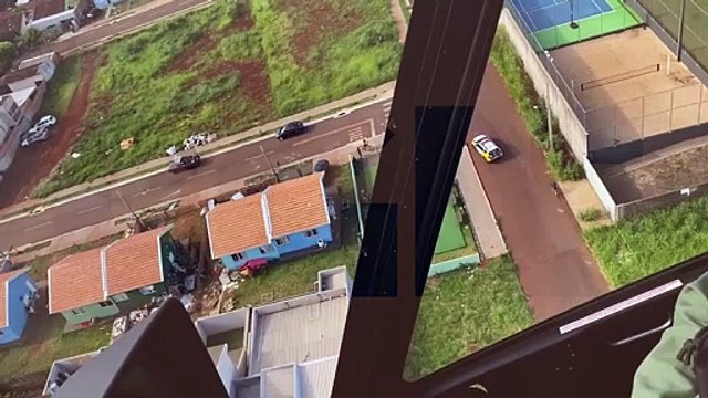 Helicóptero Falcão 12 auxilia em buscas por criança desaparecida no Santa Cruz