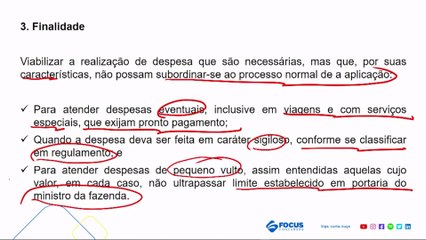 Aula 33 Suprimento de Fundos Parte I - Administração Orçamentária e Financeira