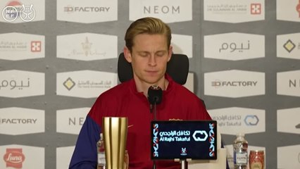 Rueda de prensa Frenkie De Jong