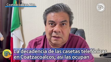 La decadencia de las casetas telefónicas en Coatzacoalcos; así las ocupan