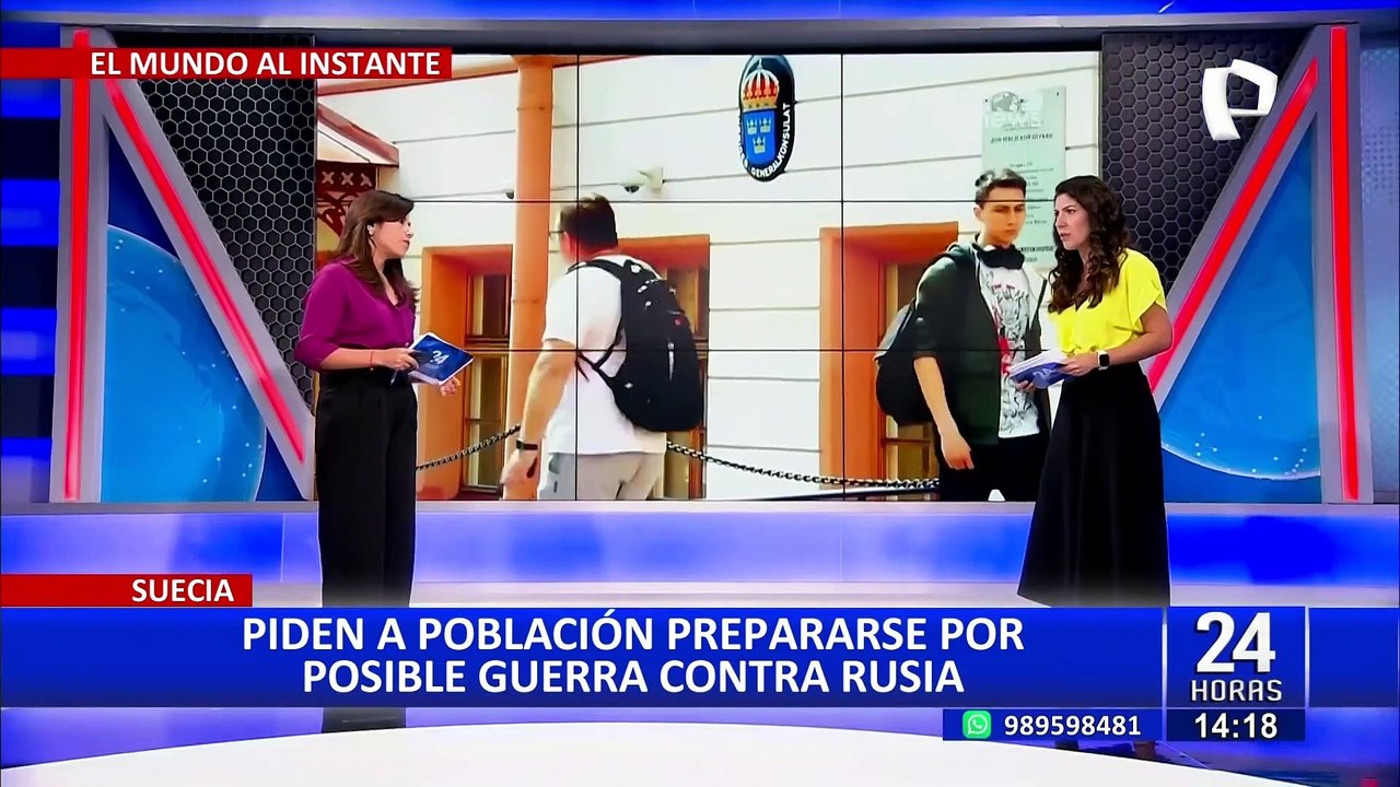 Suecia advierte a sus ciudadanos posible guerra contra Rusia