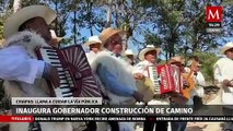 Rutilio Escandón inaugura el camino Huixtán-Oxchuc-Los Ranchos en Chiapas