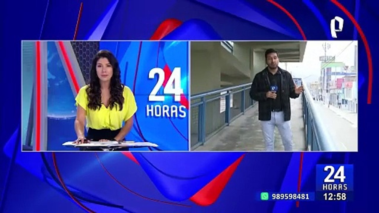 Vecinos de San Juan de Miraflores denuncian constantes asaltos en puente peatonal