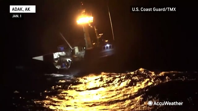 US Coast Guard rescues disabled Alaskan fishing boat in near-freezing temperatures