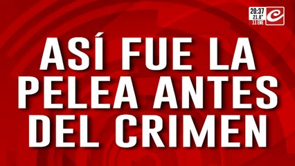 Así fue la pelea antes del crimen de Facundo