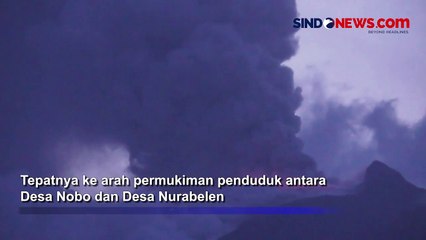 Gunung Lewotobi Laki-Laki Kembali Erupsi, Kali Ini Luncuran Lava Pijar