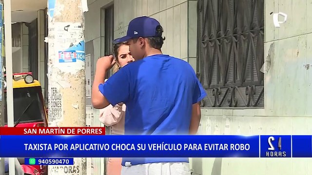 SMP: Taxista choca su auto para evitar que lo asalten falsos pasajeros
