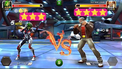 Gamora Vs Old man logan amazing fight video 