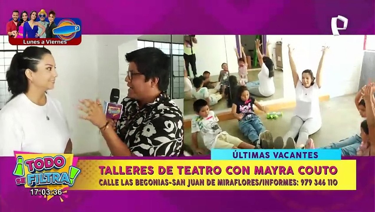 SJM: Mayra Couto reaparece y nos presenta su taller de actuación