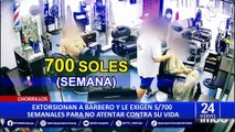 Chorrillos: extorsionadores piden 700 soles a la semana a dueño de barbería para no matarlo