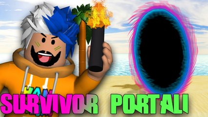 SURVİVOR DÜNYASINA YOLCULUK  | Gizem Portalı Maceraları #2  | ROBLOX ADOPT ME