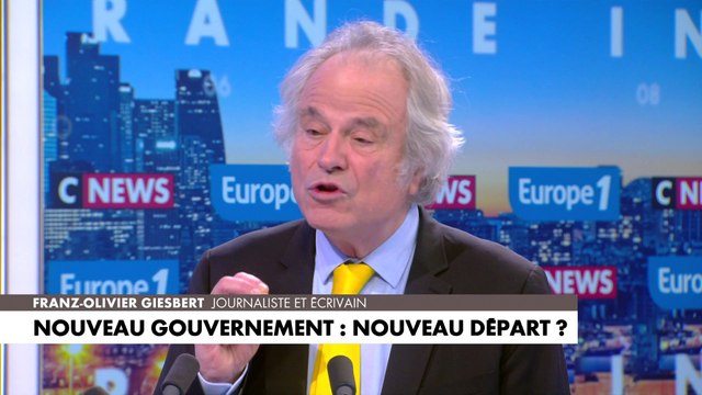 Franz-Olivier Giesbert : «On ne peut pas lui enlever des qualités de leader. C'est un très bon politique. Ça se voit depuis le début»
