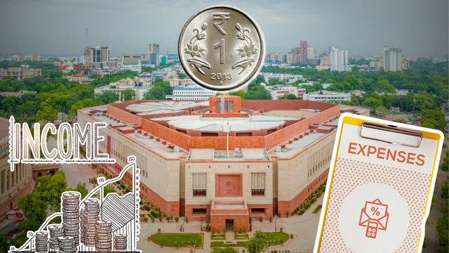 Budget 2024: 1 रुपये से समझिए सरकार के करोड़ों रुपये की कमाई और खर्च का हिसाब-किताब