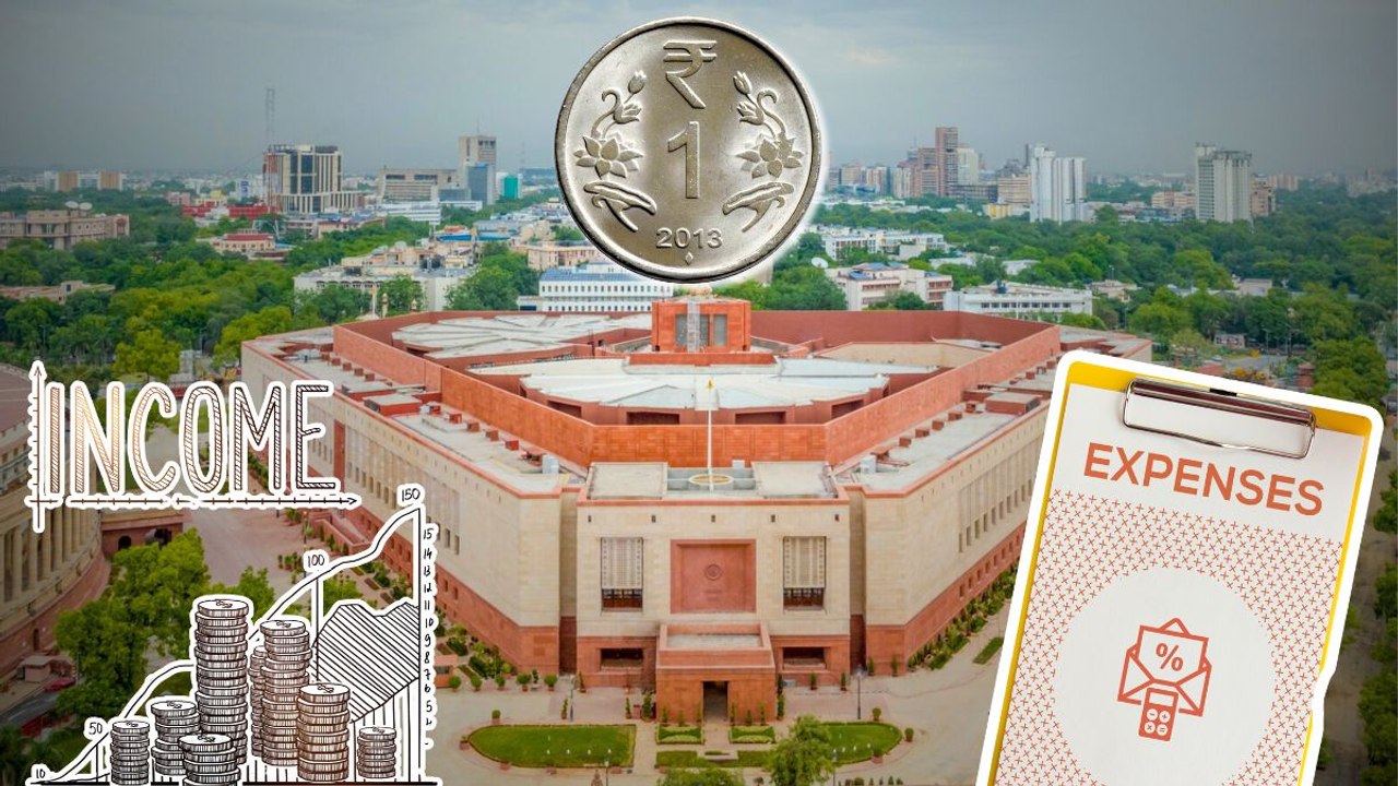 Budget 2024: 1 रुपये से समझिए सरकार के करोड़ों रुपये की कमाई और खर्च का हिसाब-किताब