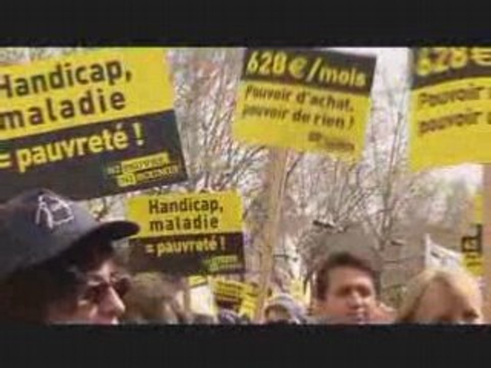 Manifestation "Ni pauvre, ni soumis" du 29 mars 2008